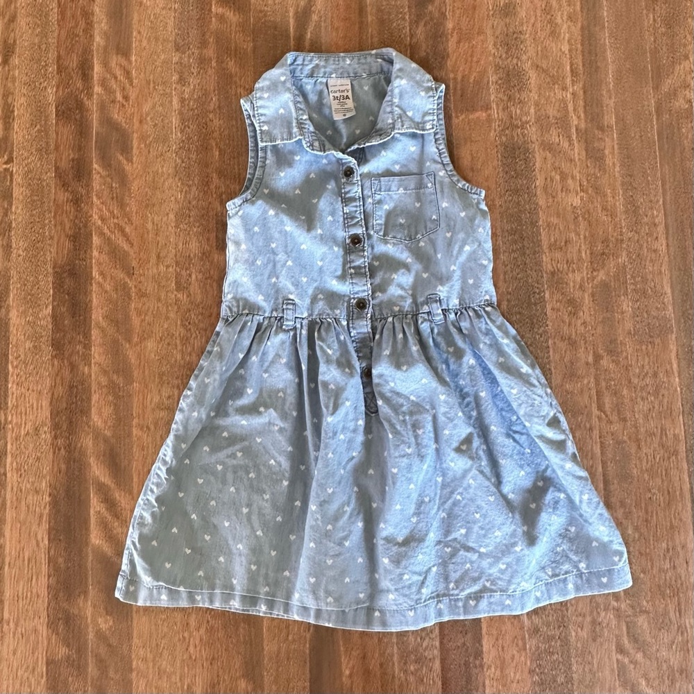 EUC Carters Denim Dress